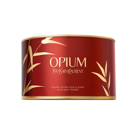 opium satin body powder